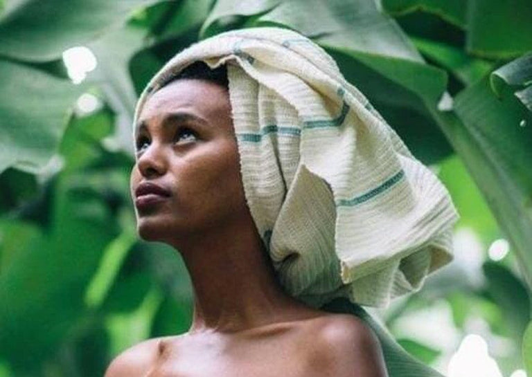 WARI HANDWOVEN ETHIOPIAN COTTON WAFFLE BATH TOWEL | BATH