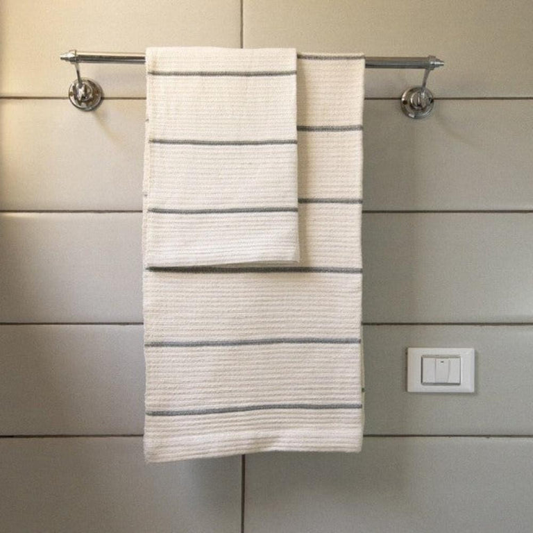 WARI HANDWOVEN ETHIOPIAN COTTON WAFFLE HAND TOWEL | BATH