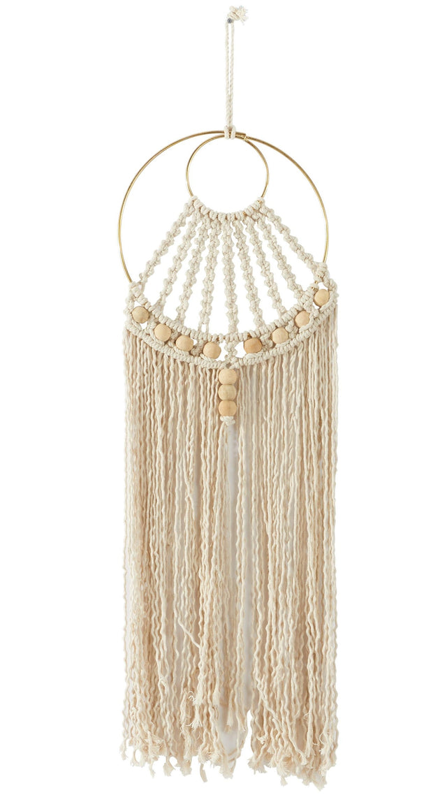 IVORY MACRAME HANGING | WALL DECOR