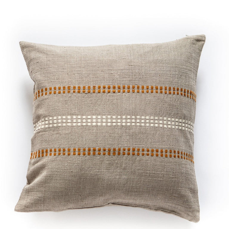 ZENACH HANDWOVEN ETHIOPIAN COTTON THROW PILLOW COVER | PILLOWS