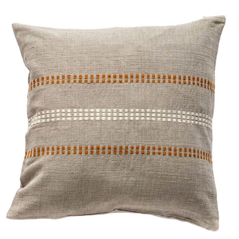 ZENACH HANDWOVEN ETHIOPIAN COTTON THROW PILLOW COVER | PILLOWS