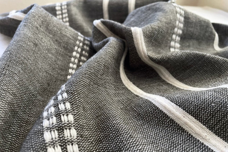 ZENACH HANDWOVEN ETHIOPIAN COTTON NAPKINS | SET OF 2 | ENTERTAINING