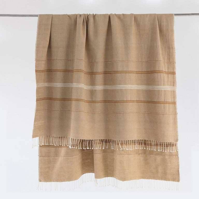ZENACH HANDWOVEN ETHIOPIAN COTTON THROW BLANKET | THROWS