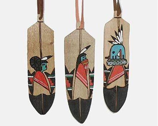 NAVAJO KACHINA FEATHER ORNAMENT