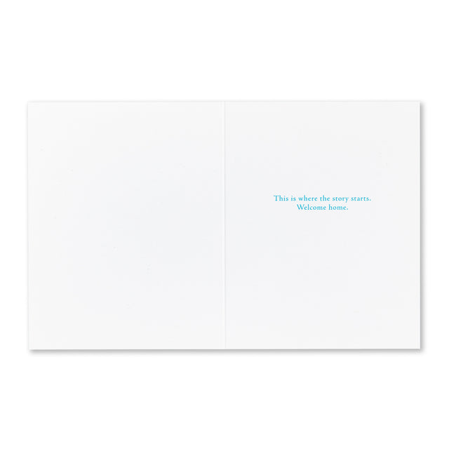 The beginning is the most important part | GREETING CARD - NEW HOME 