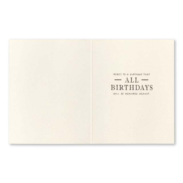 Best Ever - Here's to a birthday that | GREETING CARD - BIRTHDAY
