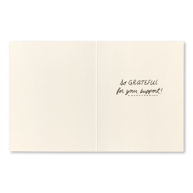 A brief thank you | GREETING CARD - THANK YOU