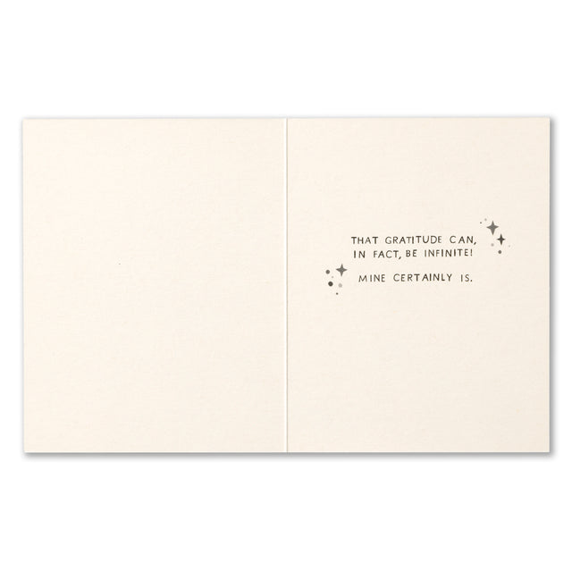 Scientists have just determined | GREETING CARD - THANK YOU