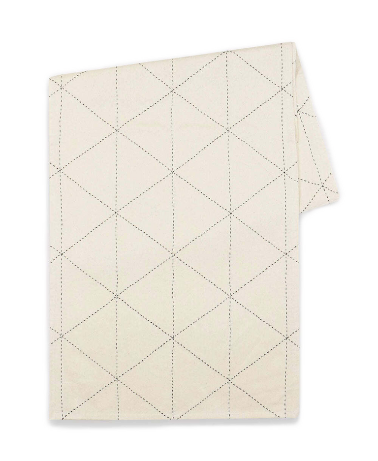 BONE WHITE GRAPH TABLE RUNNER (INDIA) | KITCHEN