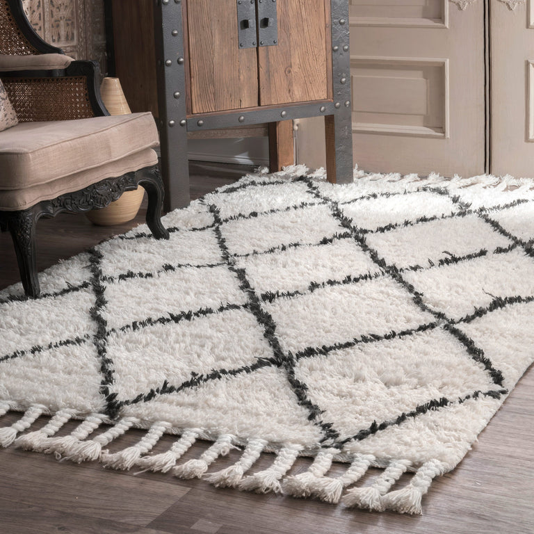 FEZ HAND KNOTTED SHAG RUGS (4x6 | 6x9)