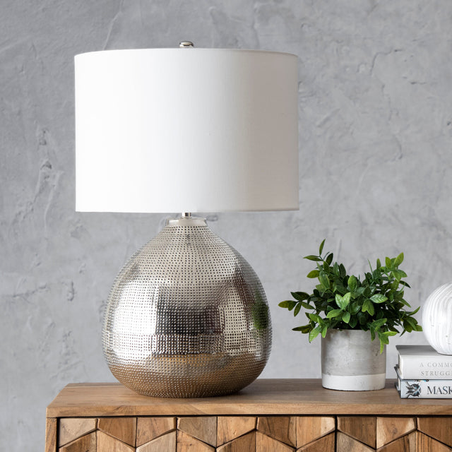 IRON POLISHED TABLE LAMP - 24 | LIGHTING