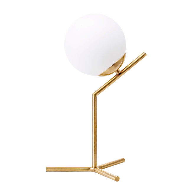 BRASS GLOBE TABLE LAMP | LIGHTING