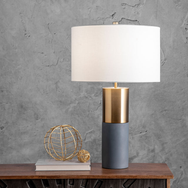 IRON/CONCRETE TABLE LAMP - 24 | LIGHTING