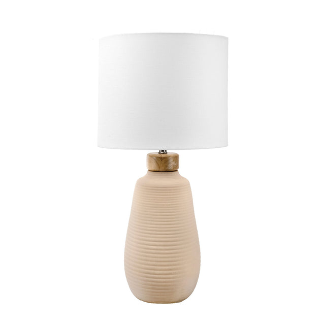 WHITE CERAMIC TABLE LAMP - 31 | LIGHTING