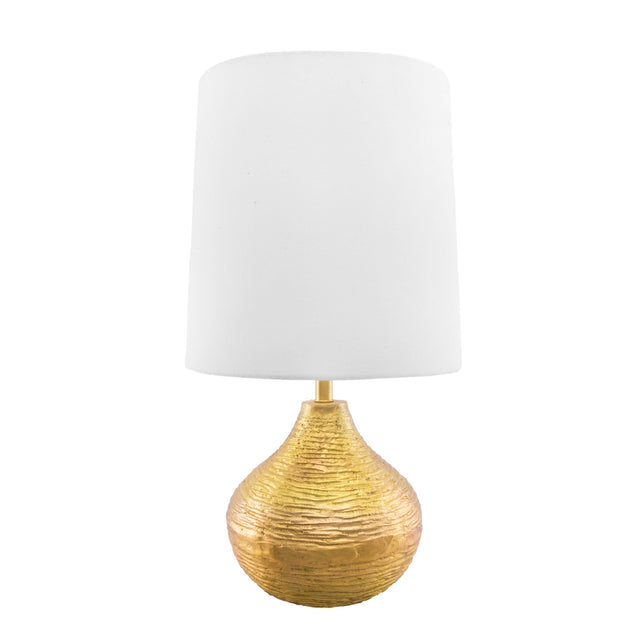 GOLD METAL ETCHED TABLE LAMP - 27 | LIGHTING