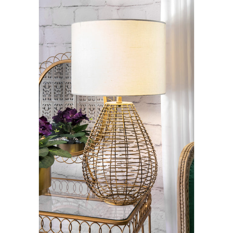 BRASS WIRE TABLE LAMP - 27 | LIGHTING