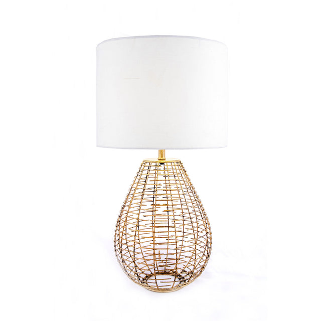 BRASS WIRE TABLE LAMP - 27 | LIGHTING