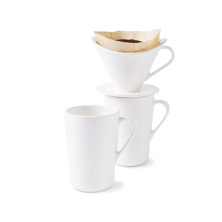 ICON DRIP. POUR. SIP. COFFEE SYSTEM FOAM SET OF 4 | DRINKWARE