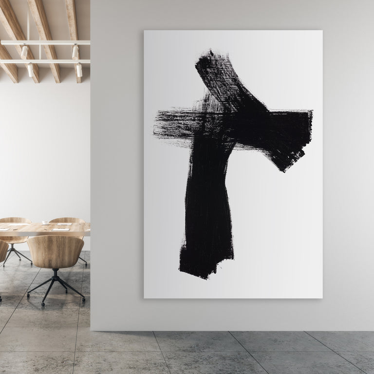 Black by FORM Design Studio | stretched canvas wall art