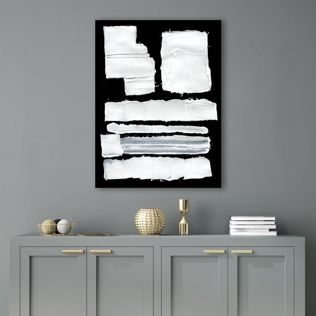 study in white I by FORM Design Studio | stretched canvas wall art