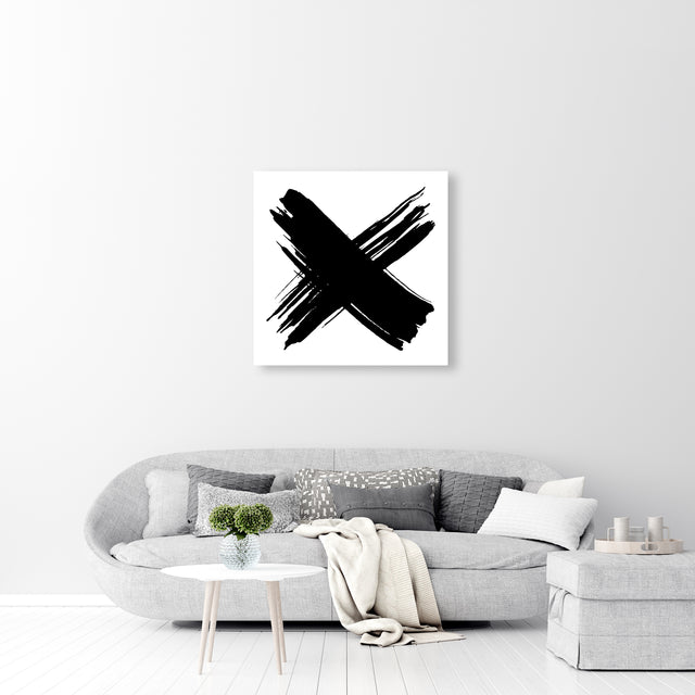 Ex's & Oh's I by David Brown | stretched canvas wall art