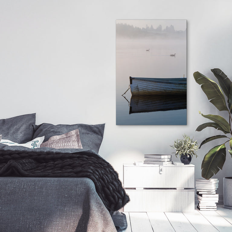 Docked at Dawn by Andrew Mckay | stretched canvas wall art