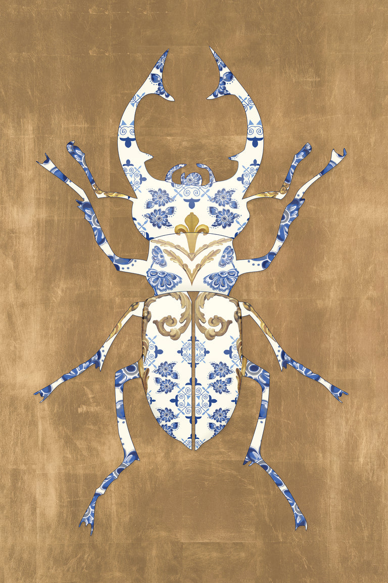 Scarabeo Dorato I | stretched canvas wall art