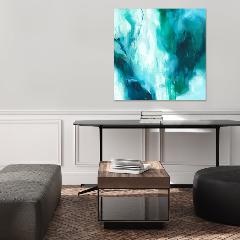 Falling into Your Blue by Giselle Kelly (Canvas Wall Art)
