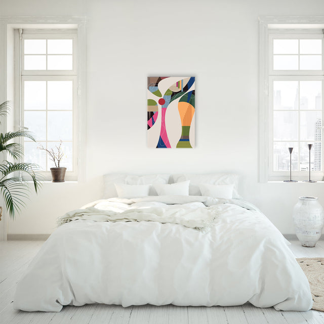 Curvatures to the Left by Girard Montevideo | stretched canvas wall art