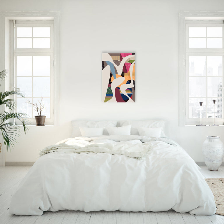 Curvatures to the Right by Girard Montevideo | stretched canvas wall art