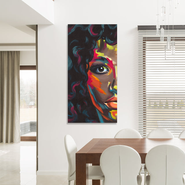 Vibrant Portrait I by Makai Howell | stretched canvas wall art