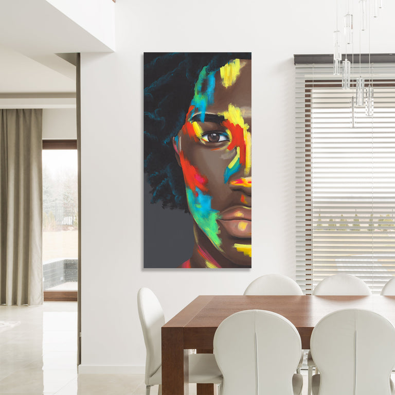 Vibrant Masculinity II by Makai Howell | stretched canvas wall art
