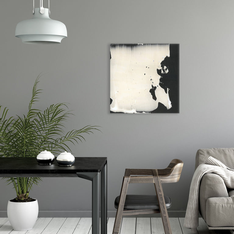 Overlap in Black and White by Victor Ryan | stretched canvas wall art