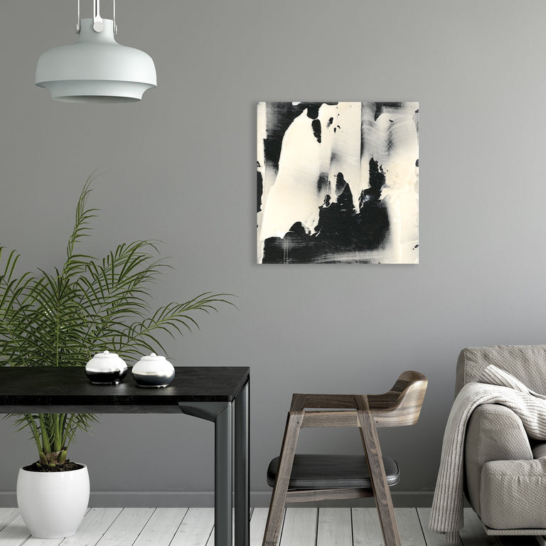 Overlap in Black and White by Victor Ryan | stretched canvas wall art