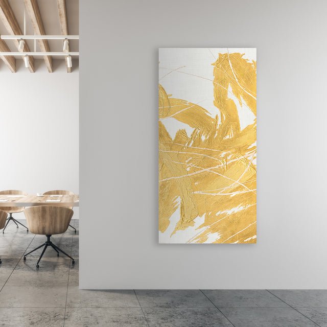 Golden Whirlwind II by Beverly Fuller | stretched canvas wall art