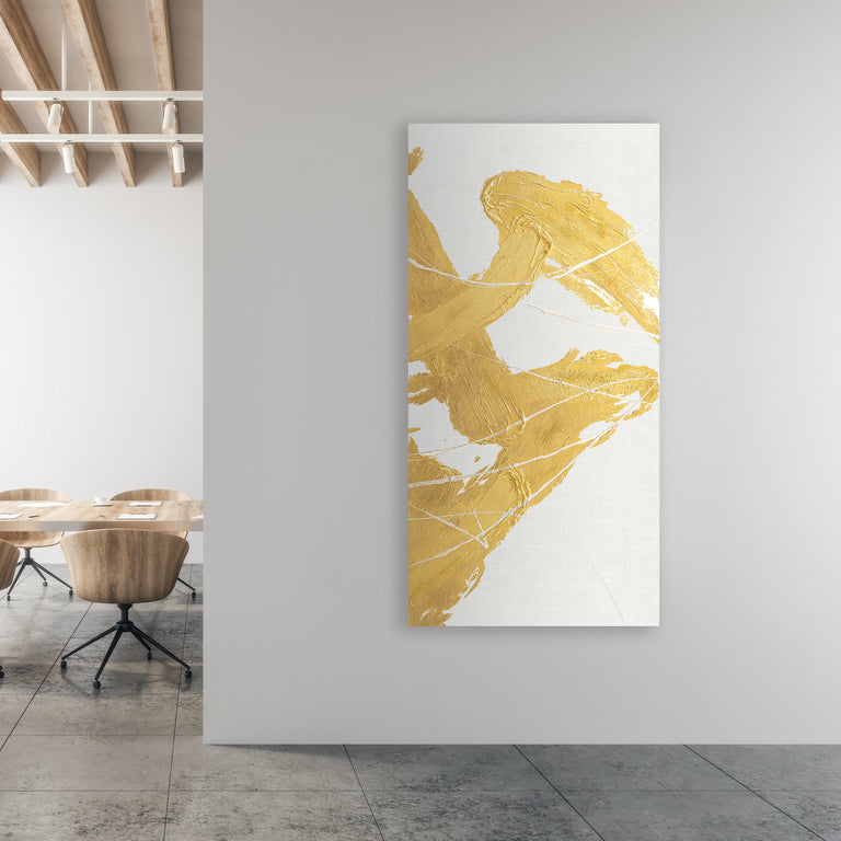 Golden Whirlwind III by Beverly Fuller | stretched canvas wall art