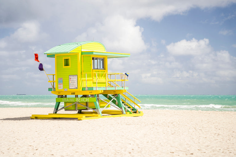 Lifeguard Stand I by Adam Mowery | stretched canvas wall art