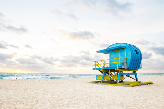 Lifeguard Stand II by Adam Mowery | stretched canvas wall art