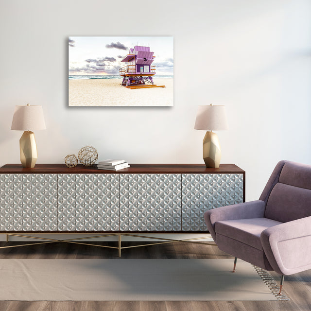 Lifeguard Stand III by Adam Mowery | stretched canvas wall art