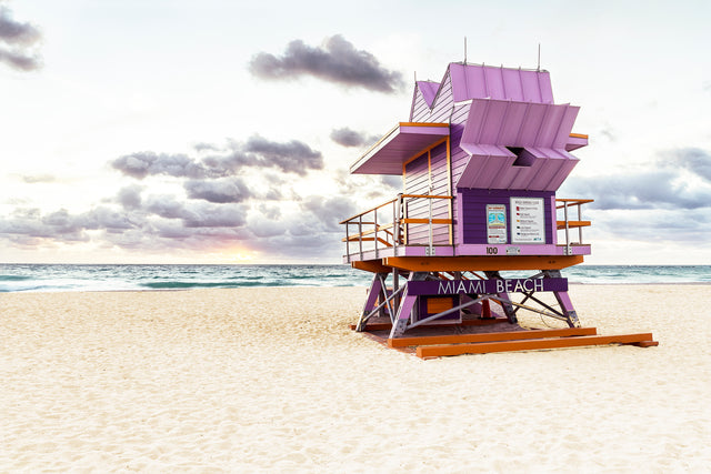 Lifeguard Stand III by Adam Mowery | stretched canvas wall art