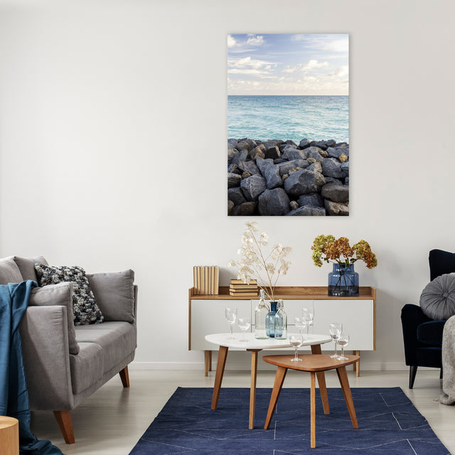 Rocky Shores by Adam Mowery | stretched canvas wall art