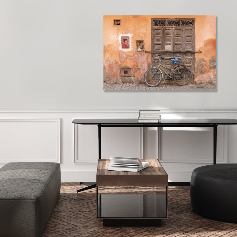 Marrakech Bike by Richard Silver | stretched canvas wall art