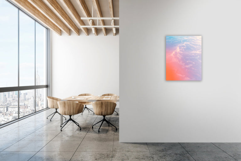 Chroma Waves II by Tommy Kwak | stretched canvas wall art