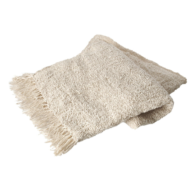 NATURAL CAPRI THROW BLANKET (INDONESIA) | THROWS | STAG & MANOR