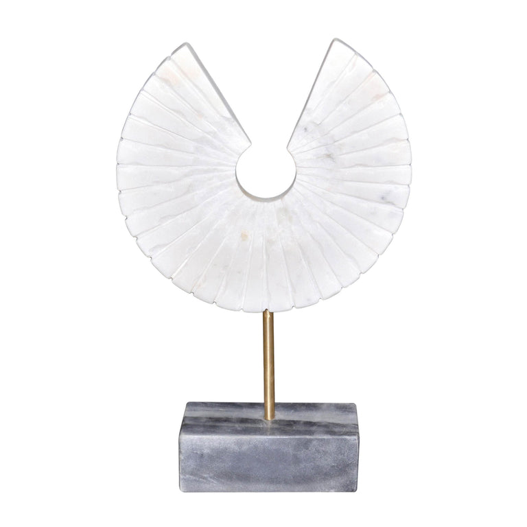 WHITE MARBLE DECO WINGS | OBJECTS