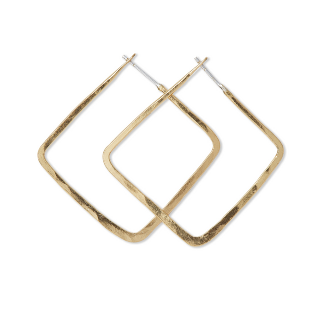 SQUARE HOOPS| JEWELRY