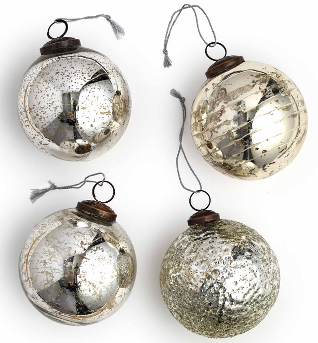 JENSEN ORNAMENT-4 IN (SET OF 4) | HOLIDAY