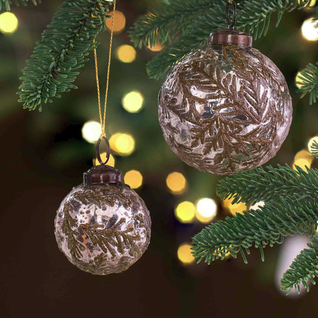 BALSAM ORNAMENT-4 IN-SLVR/GOLD | HOLIDAY
