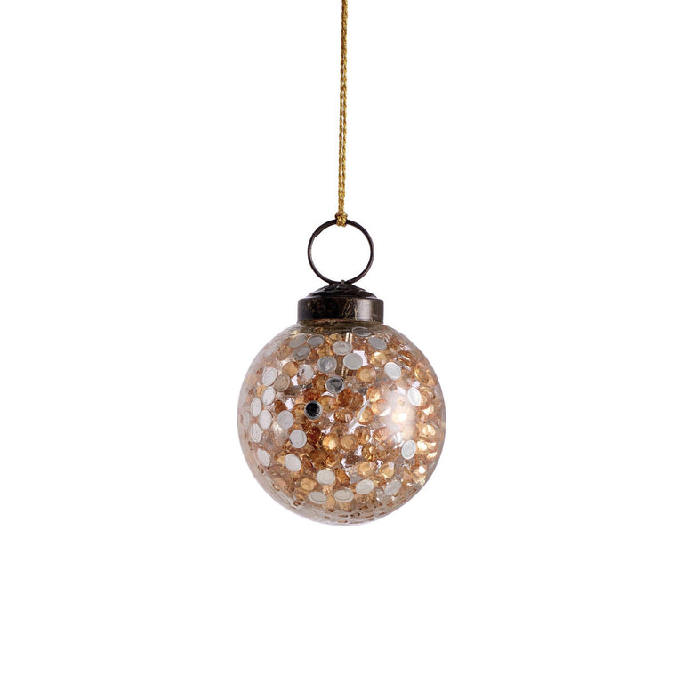 ZAZZLE ORNAMENT-2 IN-GOLD | HOLIDAY