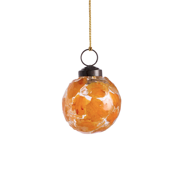 SOUCI ORNAMENT-2 IN-MARIGOLD | HOLIDAY